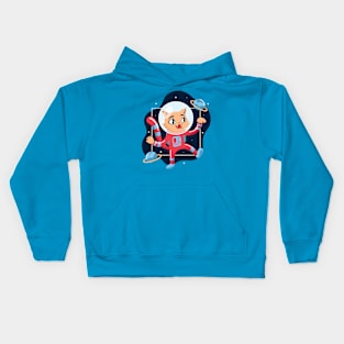 Astronaut Kitten Kids Hoodie